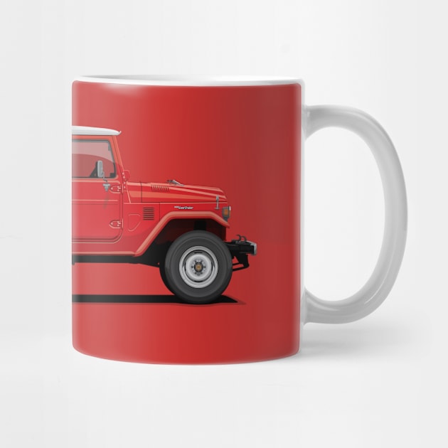 Land Cruiser FJ45 Pick Up Red by ARVwerks